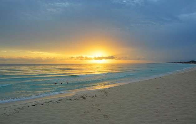 Beach Vacations in Cuba - Cayo Santa Maria sunrise