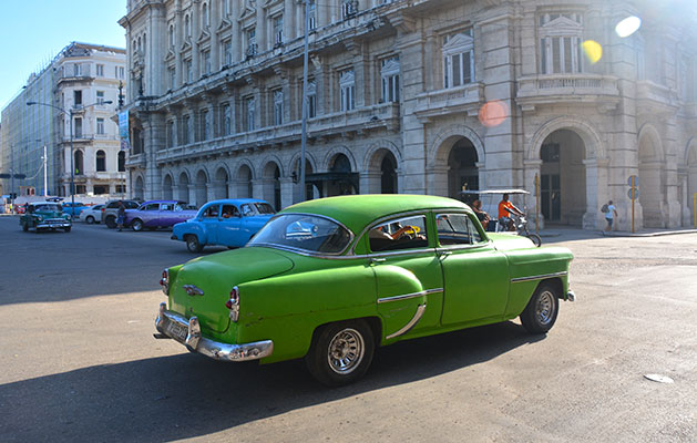 Beach Vacations in Cuba - Classic Car in Havana