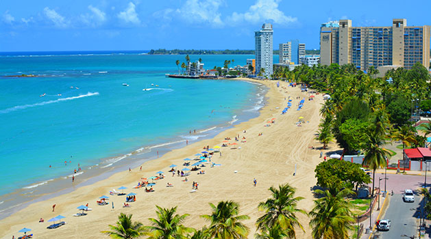 Best beaches in San Juan - Isla Verde Beach