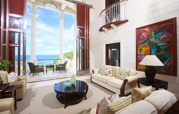 upscale Caribbean villas